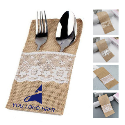 Wedding Lace Tableware Pouch