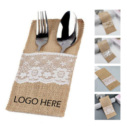 Wedding Lace Tableware Pouch