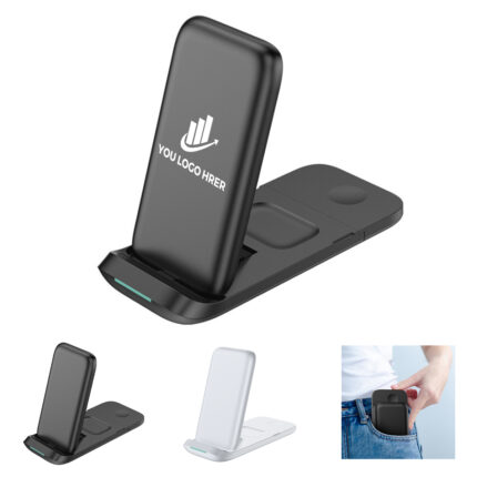 Foldable 3-in-1 Fast Wireless Charger
