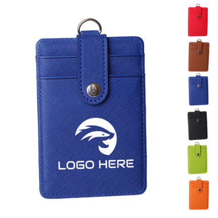 PU Leather ID Badge Holder