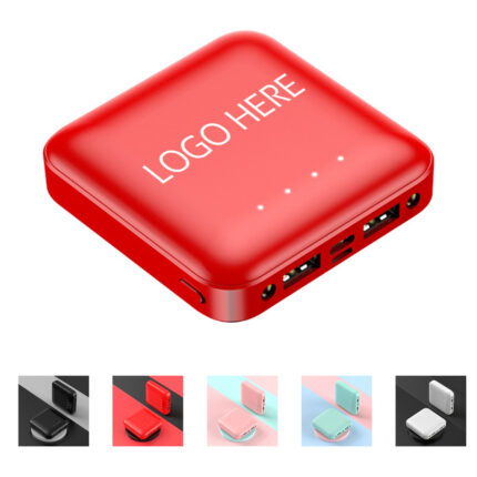 2-in-1 10000mAh Power Bank with Led Light