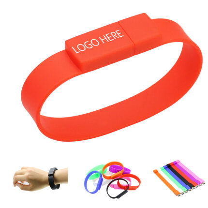 Silicone Wristband Bracelet USB Flash Drive