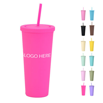 22oz Tumbler with Straw